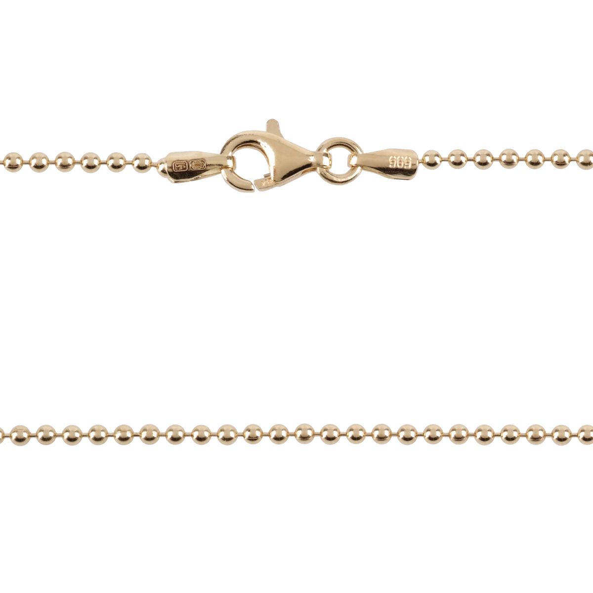 Halsketting Balletjes - Goud