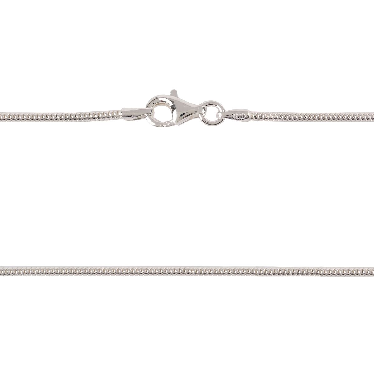 Halsketting Slang - Zilver